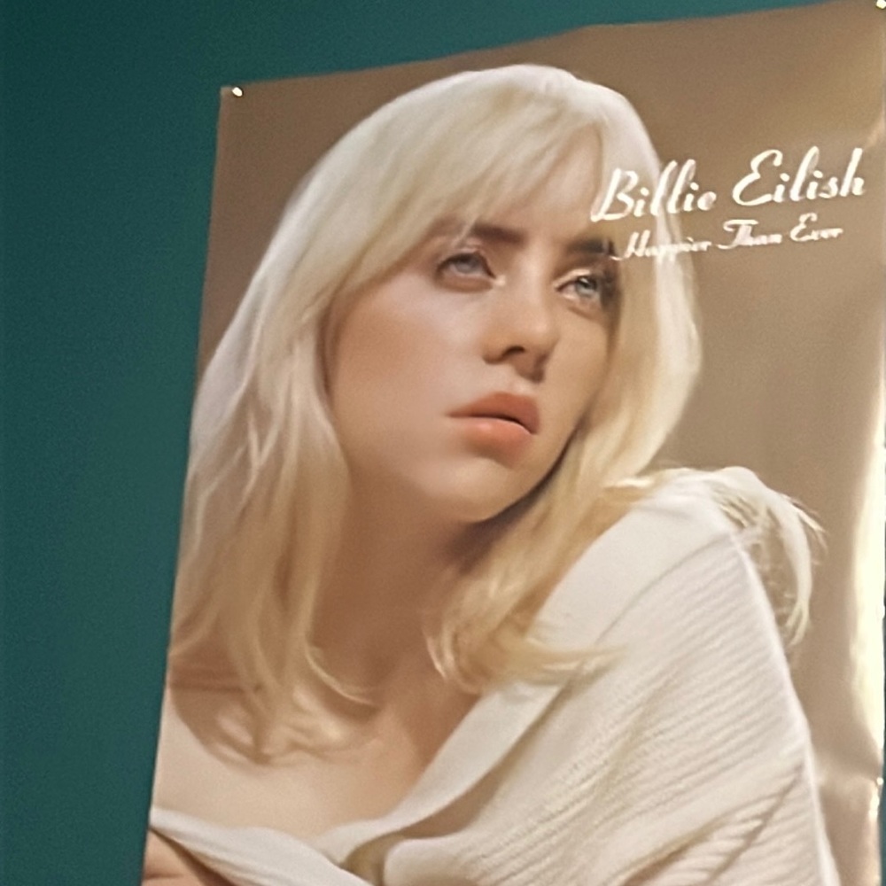 Billie eilish happier than ever poster